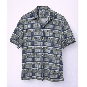 Pierre Cardin Men's Short Sleeve Button-Up Shirt – Size XL